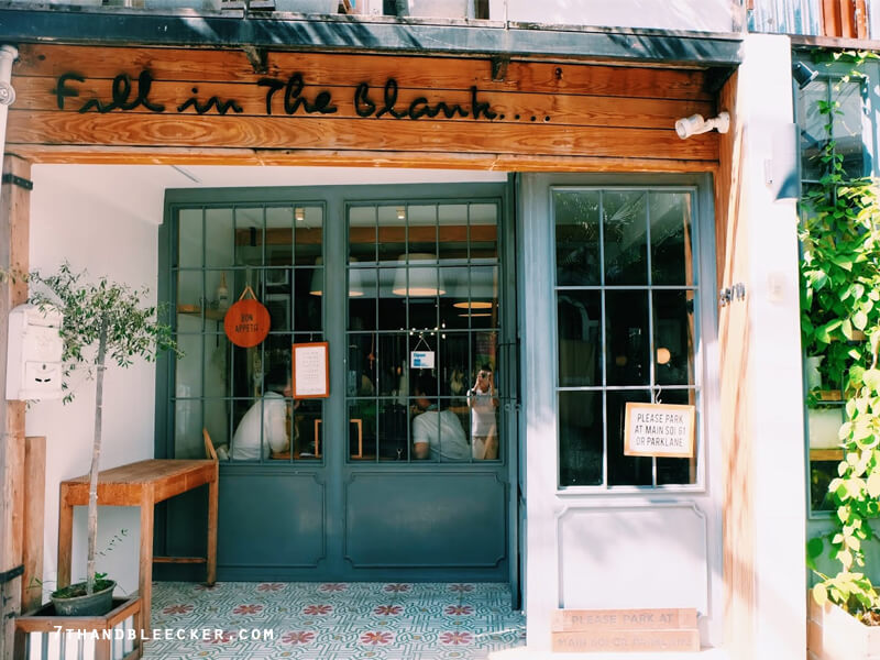 Fill In The Blank Cafe